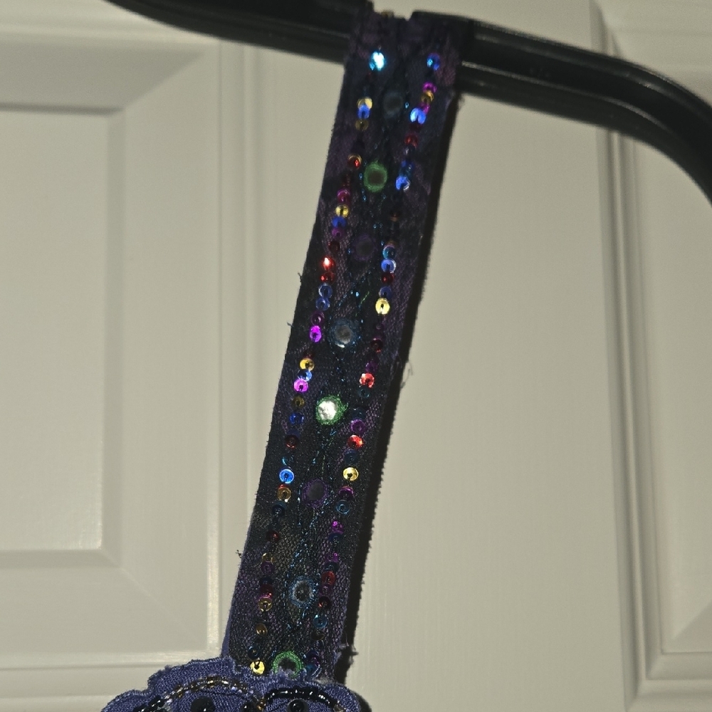 Free People Purple Dress with Sequin Straps - Picture 4 of 14